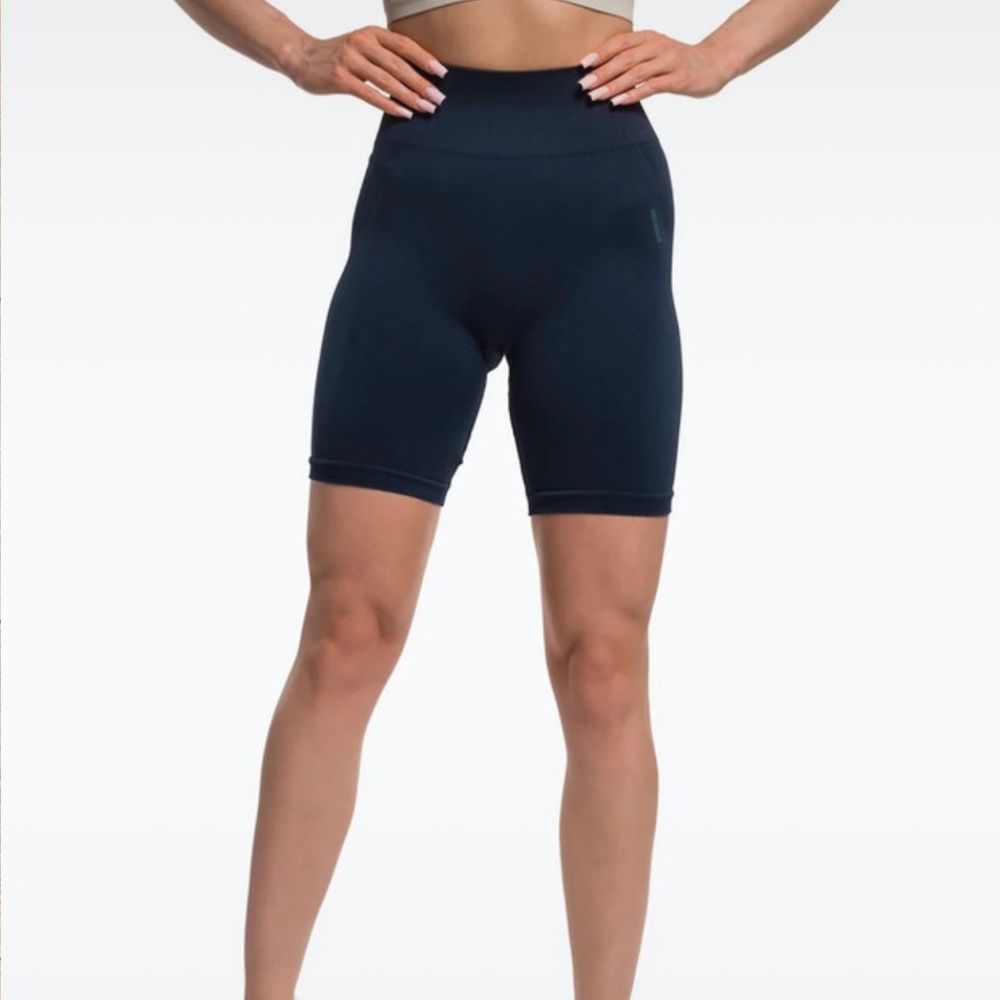 Gymshark Flex Dark Blue Bike Shorts Biker Small